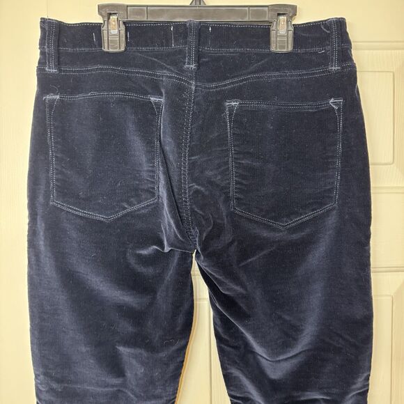FRAME Le High Skinny Velvet Pants Trousers-Navy Blue Women’s Size 30 - Picture 5 of 7